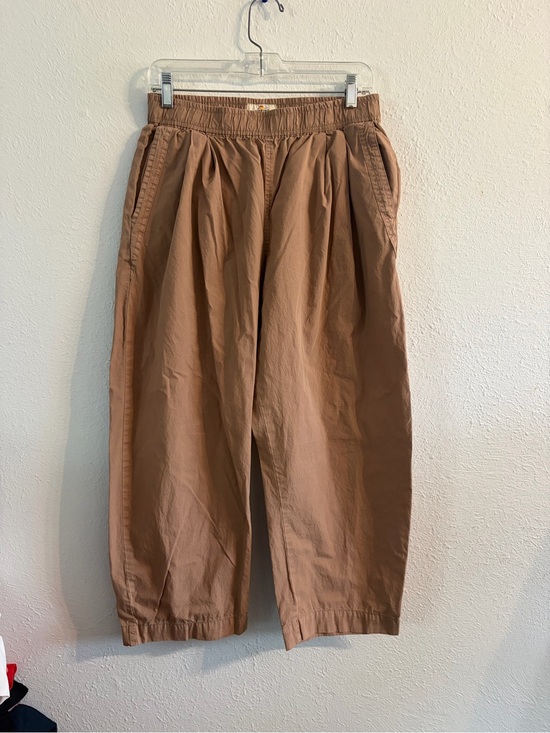 Marine Layer Pants - Marine Layer Relaxed Pleated Ankle Pants in Brown